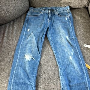 J.Crew Vintage Slim Jeans Made In USA 100% Cotton Premium Selvedge Era Denim 27